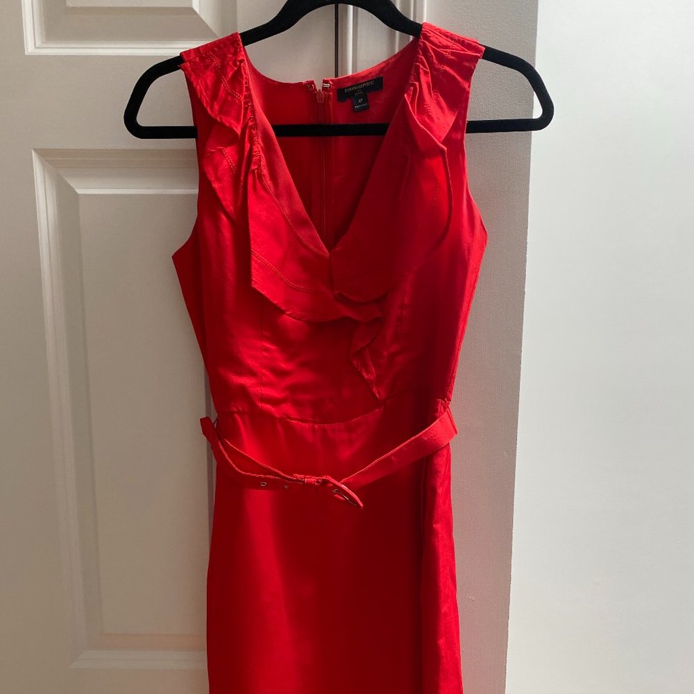 Banana Republic Red Sheath Dress
